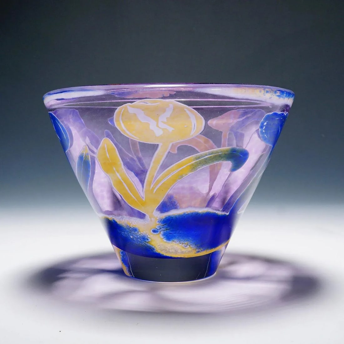 Vintage Art Glass Bowl 'Tulpan' by Astrid Gate 2006 - 5
