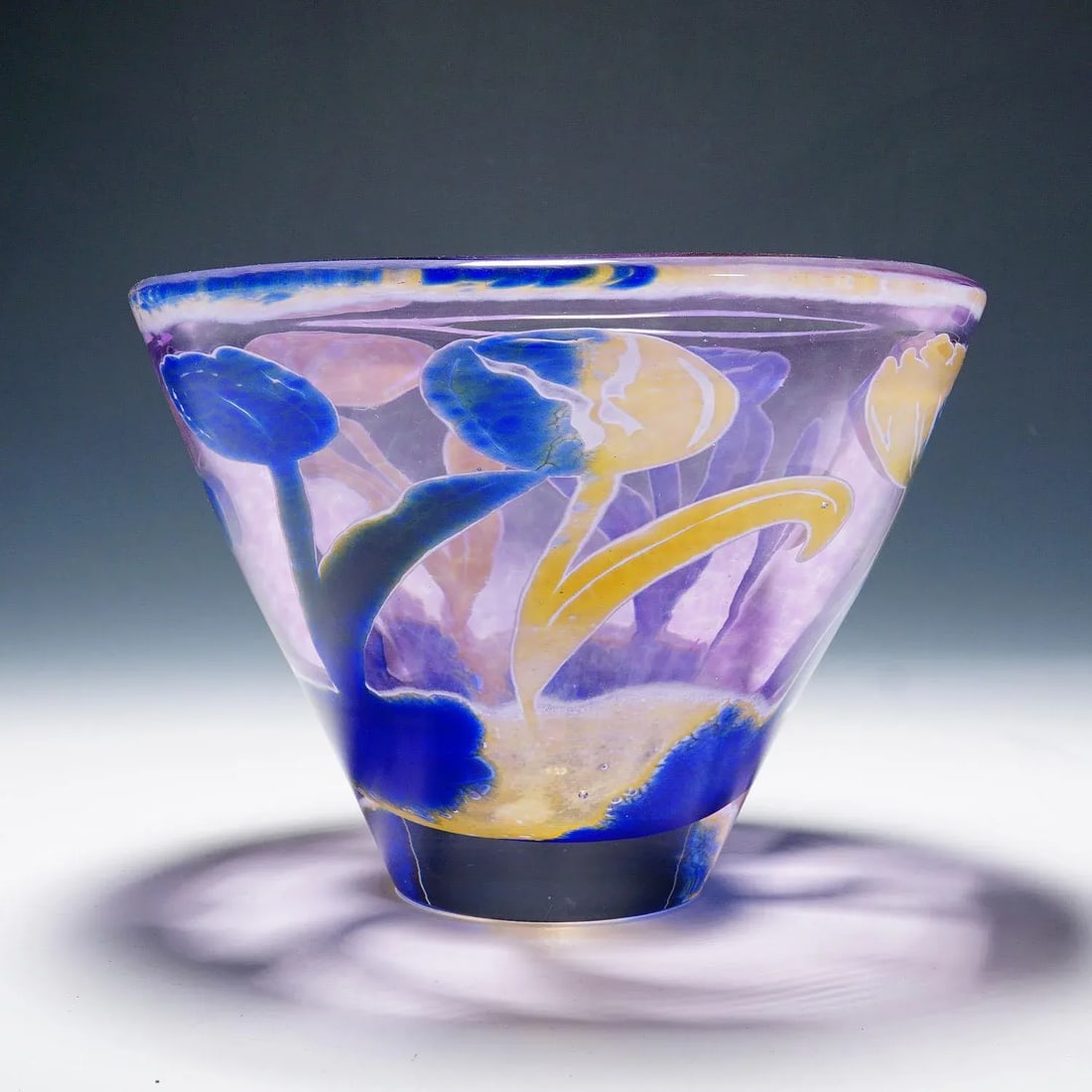 Vintage Art Glass Bowl 'Tulpan' by Astrid Gate 2006 - 6