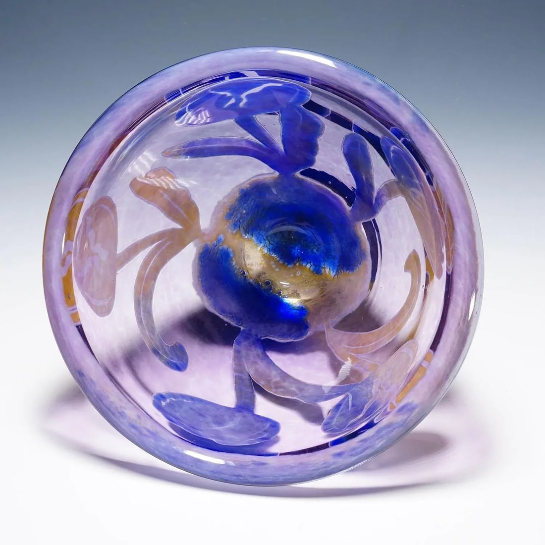 Vintage Art Glass Bowl 'Tulpan' by Astrid Gate 2006 - 8