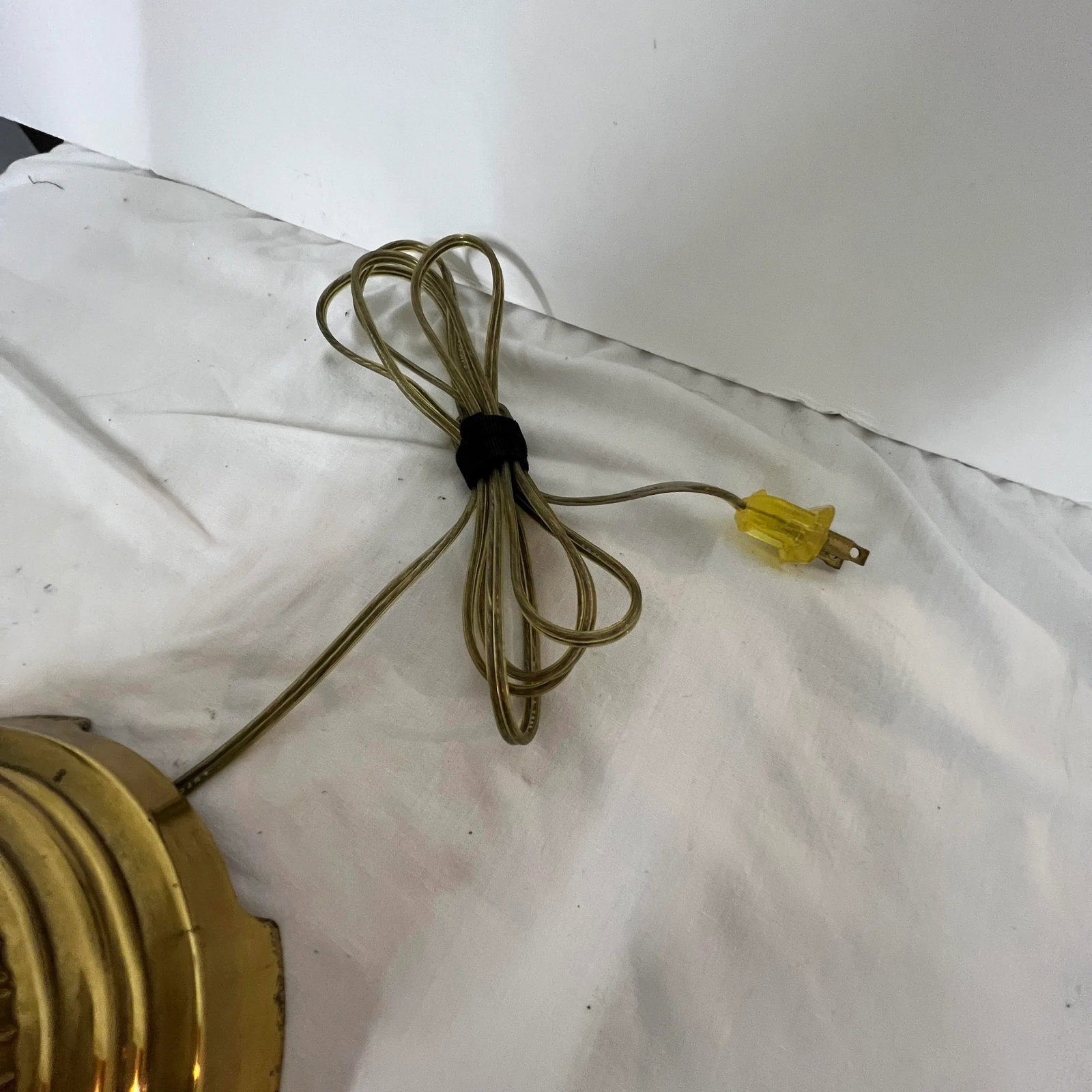 Vintage Brass Pineapple / Artichoke Table Lamp - 9