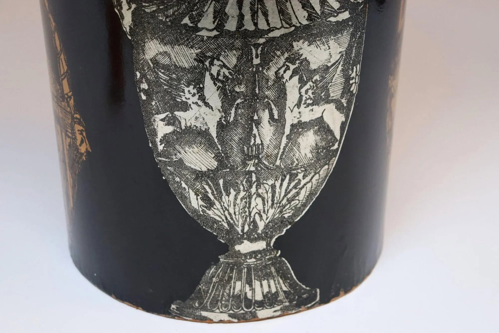 Italian Silkscreened Umbrella Stand With Greek Mythology Motif After Fornasetti - 10