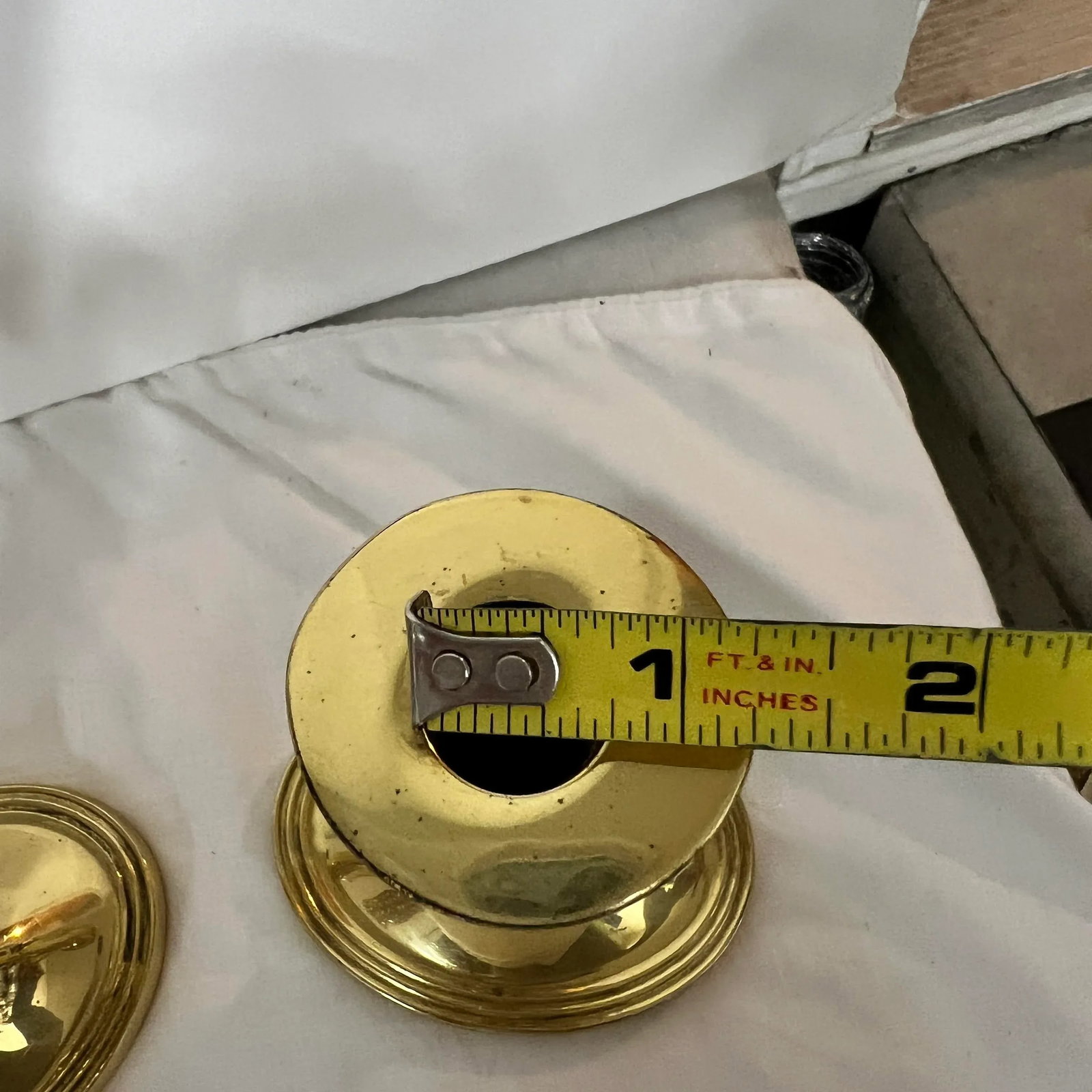 Vintage English Brass Candleholders - a Pair - 5