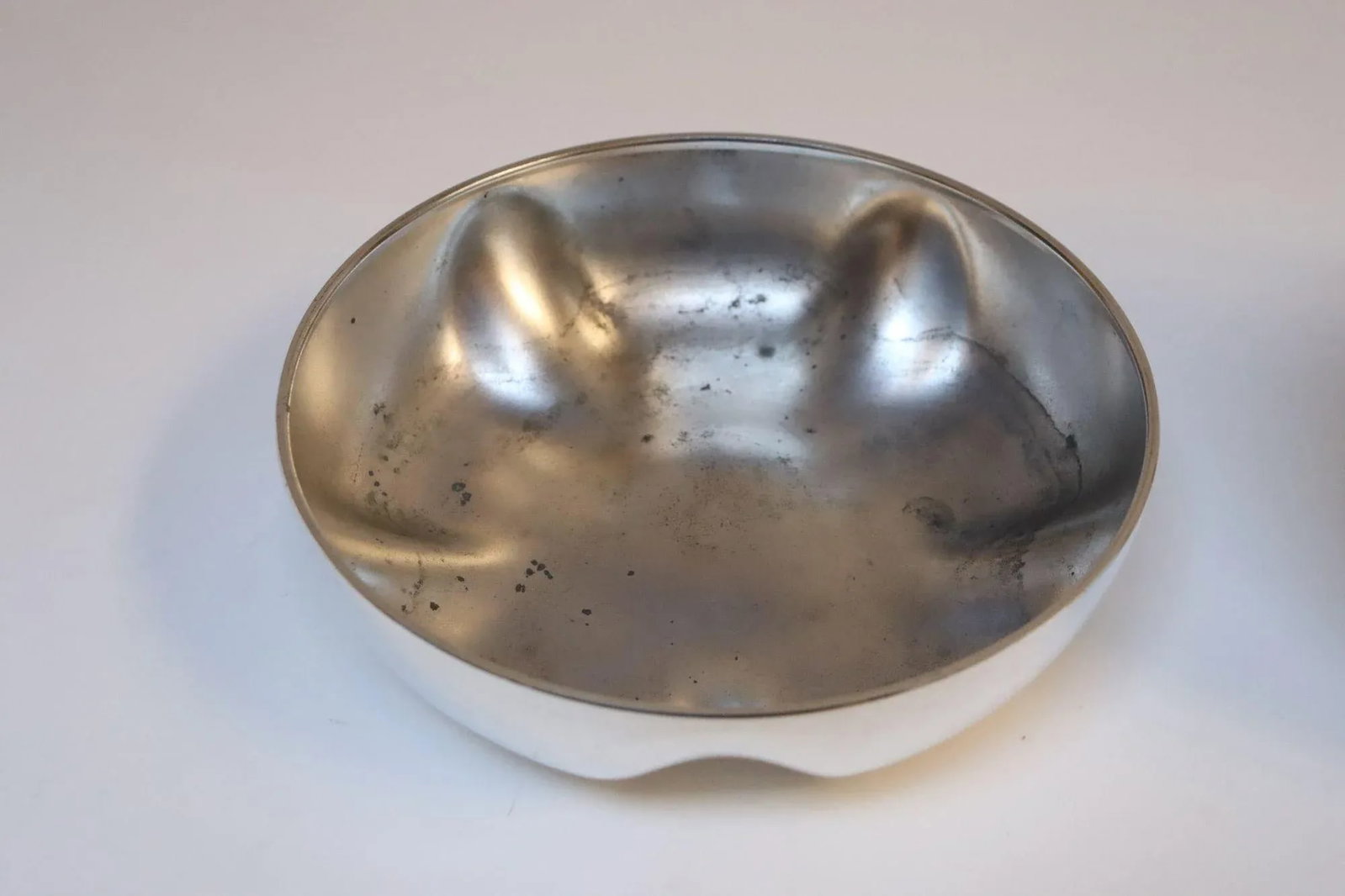Vintage Italian Modernist Silver-Plated "Squash" Lidded Serving / Candy Dish - 11