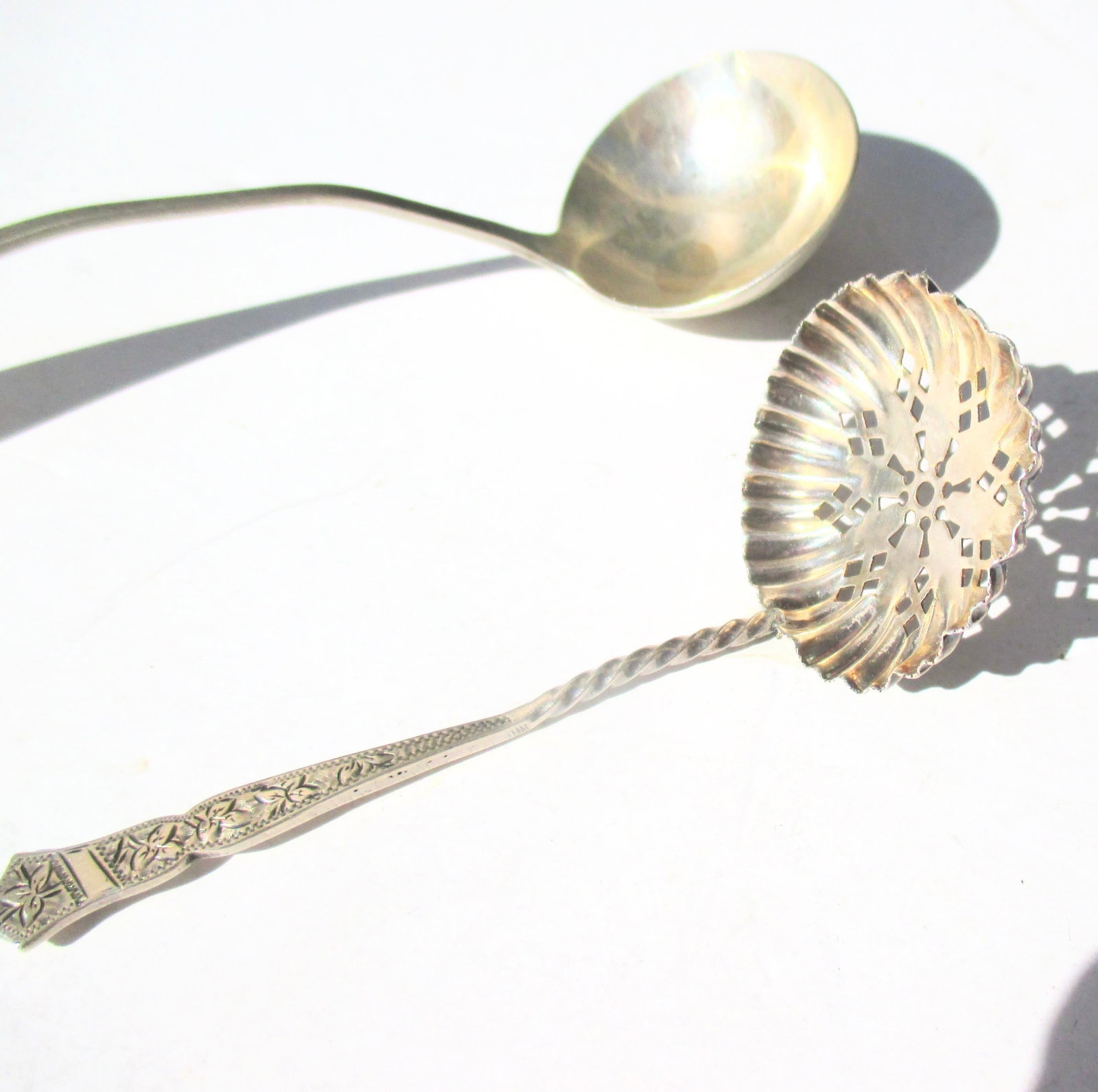 Sterling Silver Serving Laddles -A Pair of 2 - 2