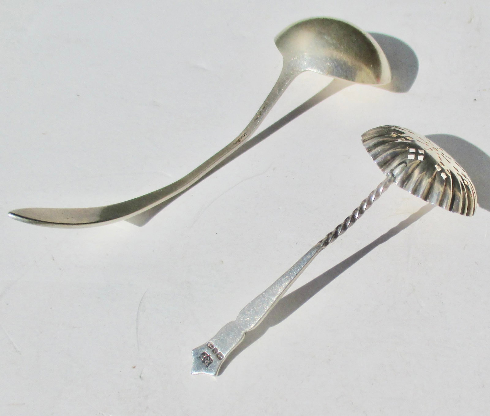 Sterling Silver Serving Laddles -A Pair of 2 - 4