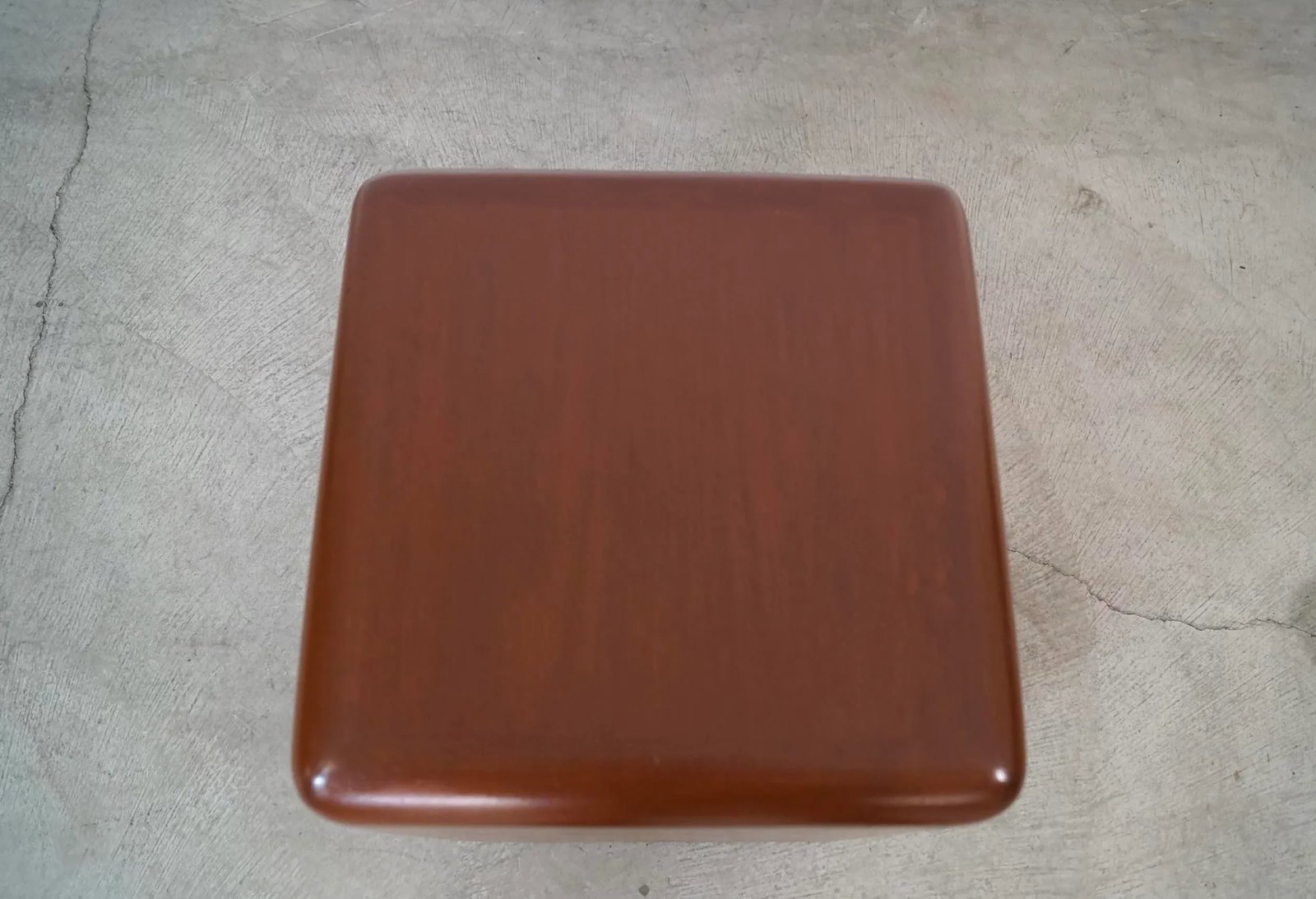1970's Mid-Century Modern Walnut Pedestal Side Table - 8