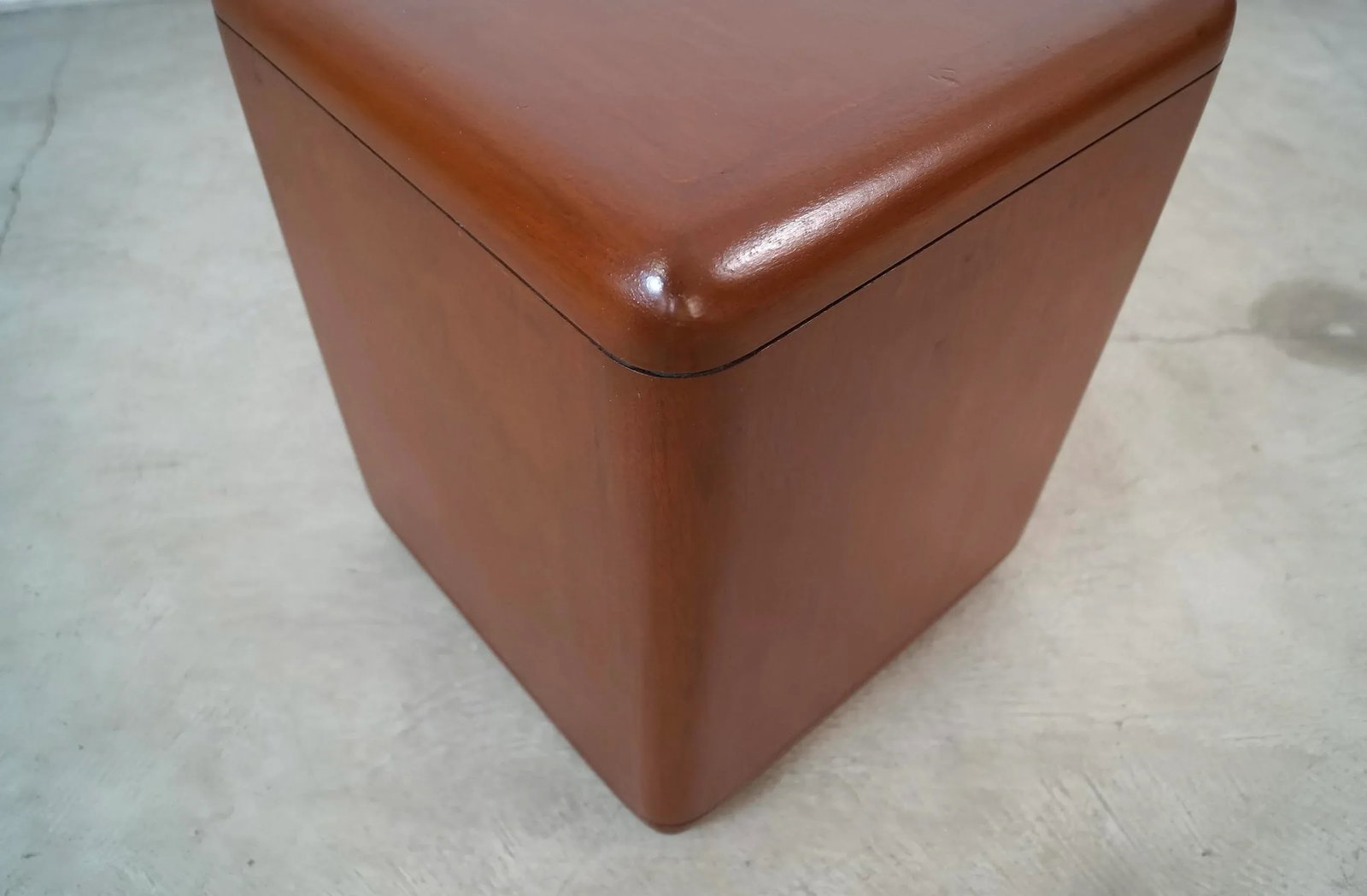1970's Mid-Century Modern Walnut Pedestal Side Table - 9