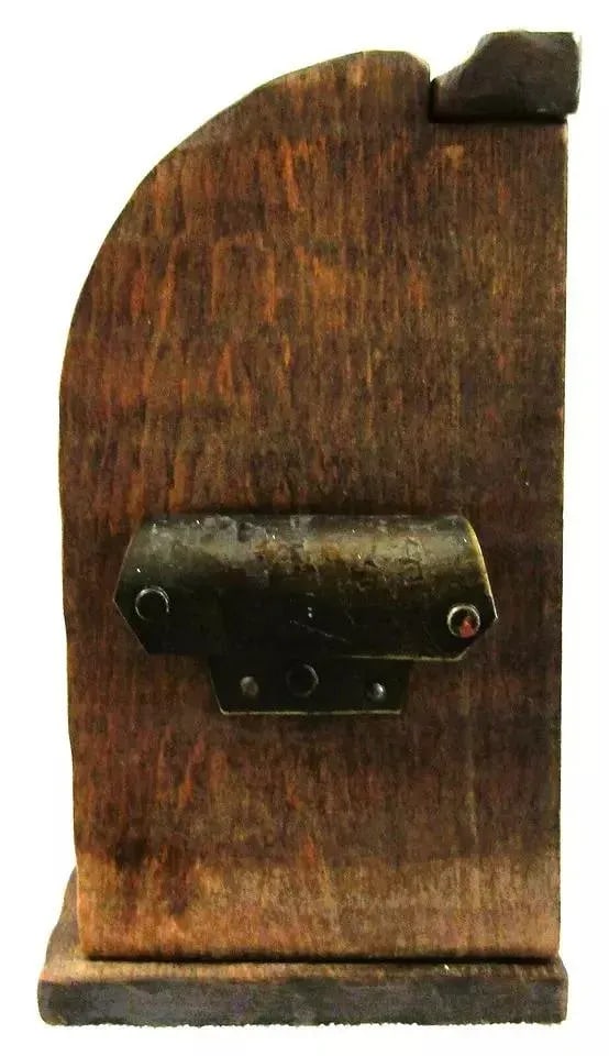 French Arts & Crafts Wine Cave Bottle Holder With Decorative Metal Work, Circa 1920s - 6