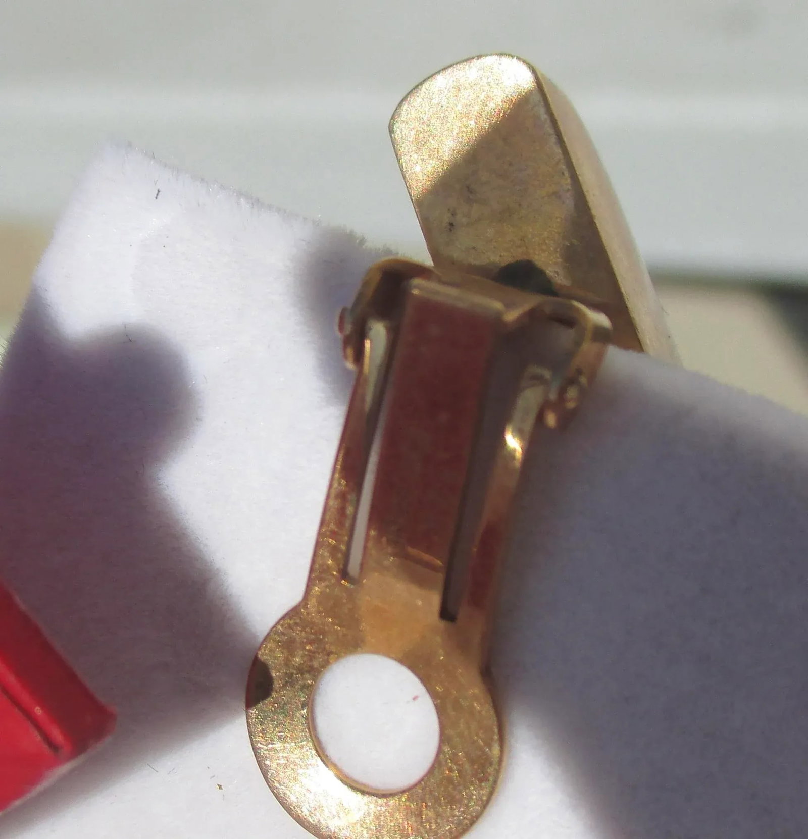 14 Kt. Gold Retro American Clip-on Earrings - 5