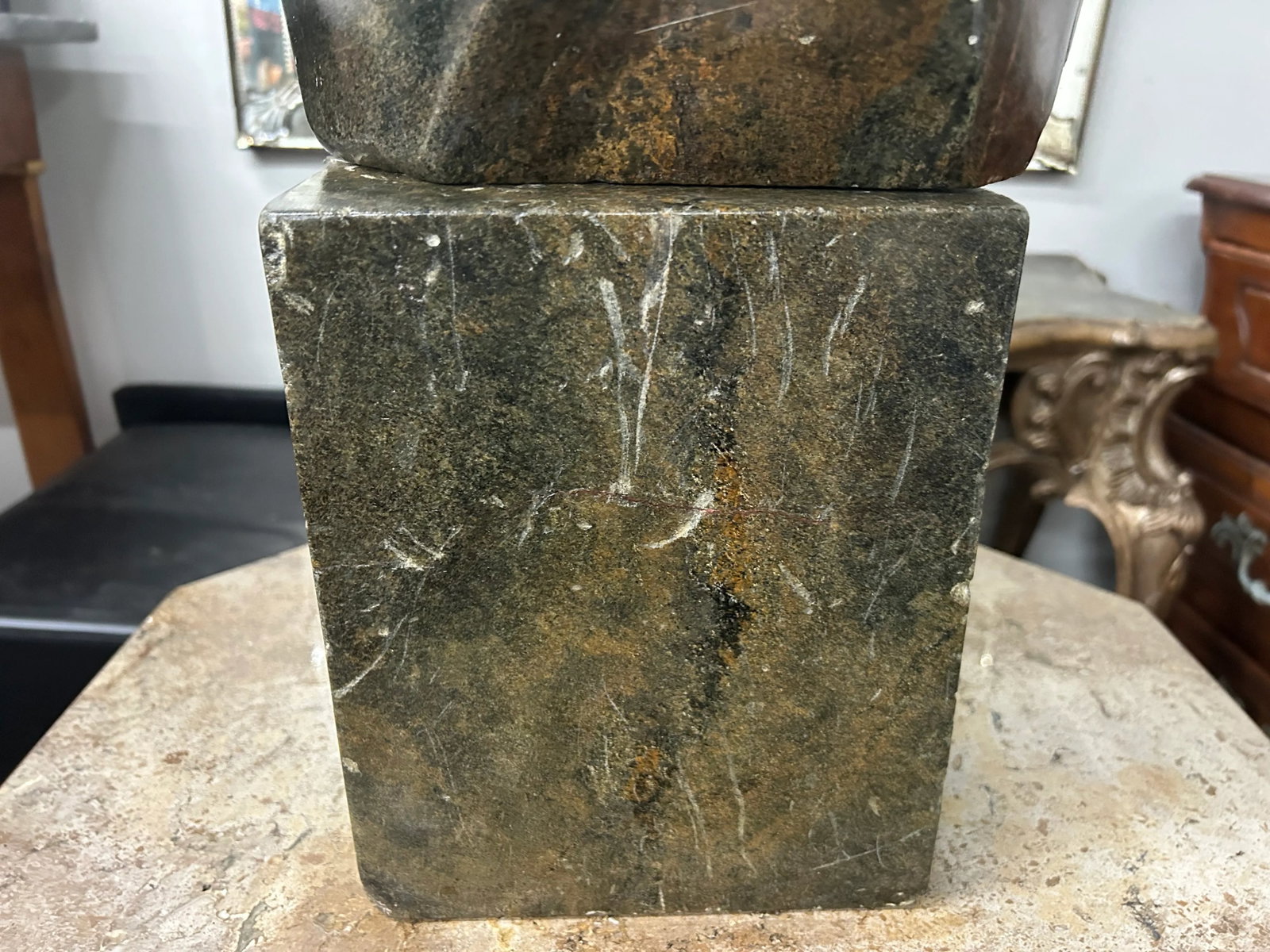 Mid 20th Century Modernist Abstract Stone Sculpture - 10
