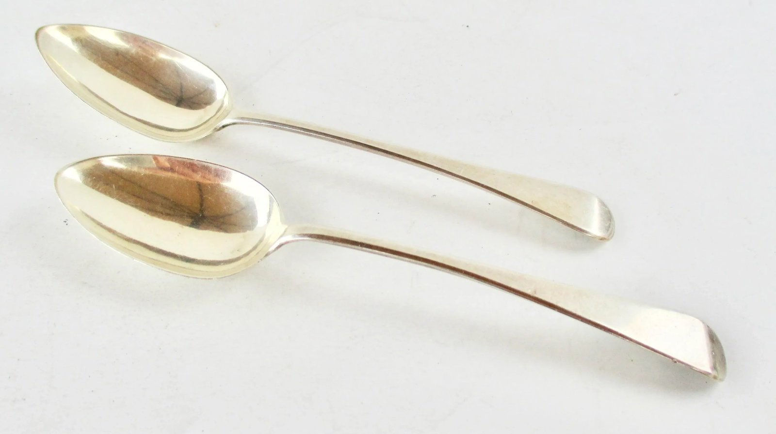 Sterling Silver George IV Spoons - A Pair of 2 - 3