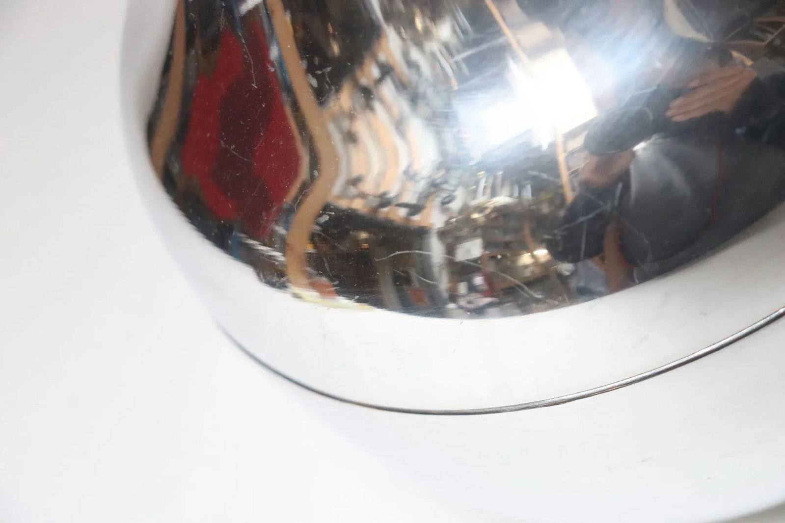Italian Modernist Polished Aluminum "Pear" Ice Bucket - 7