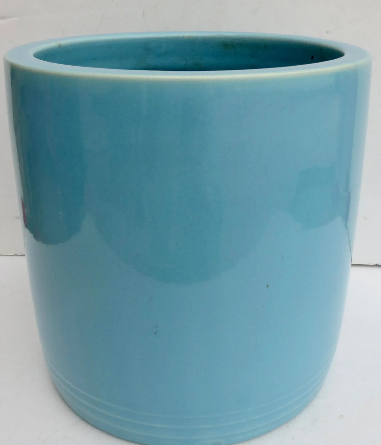 Turquoise 1980s Japanese Ceramic Hibachi - 2