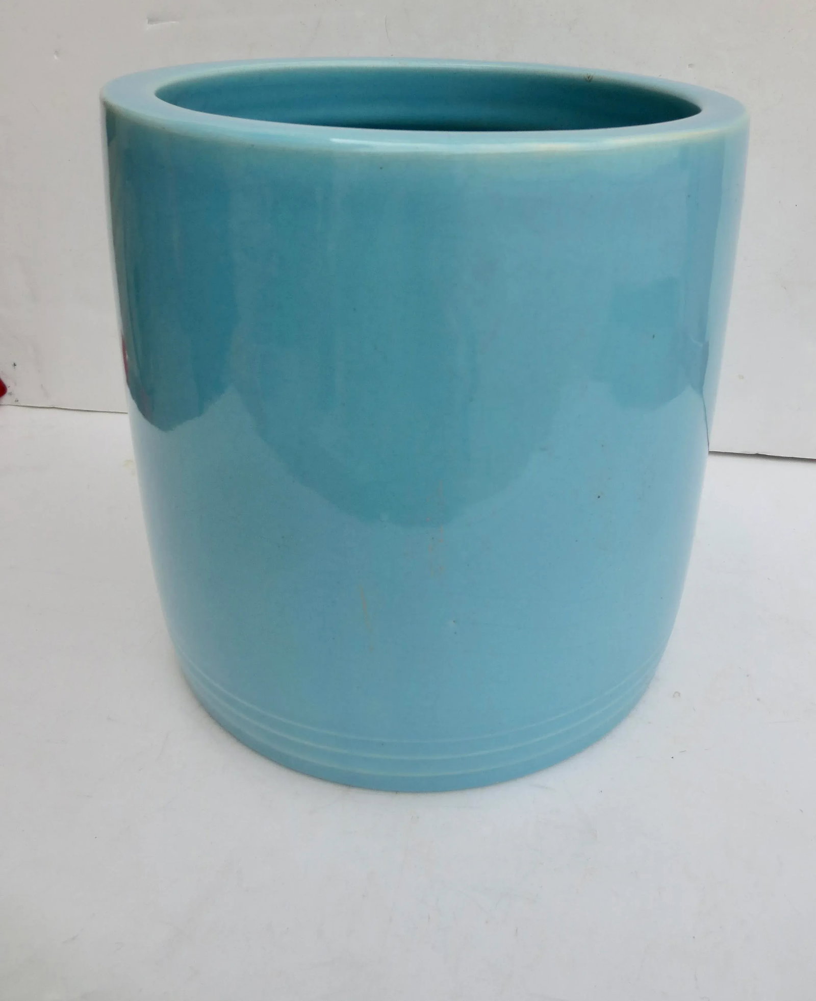 Turquoise 1980s Japanese Ceramic Hibachi - 4