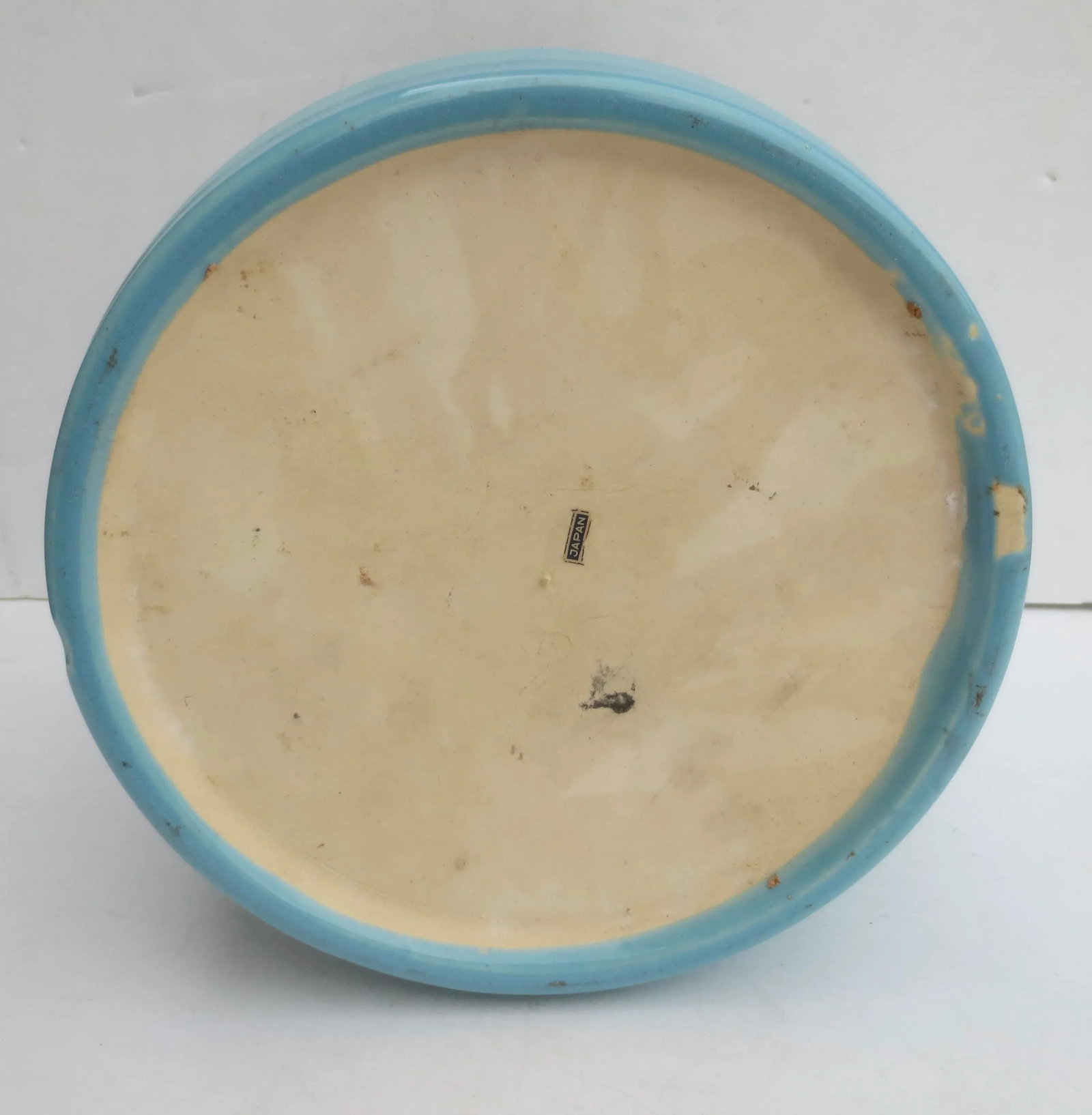 Turquoise 1980s Japanese Ceramic Hibachi - 5