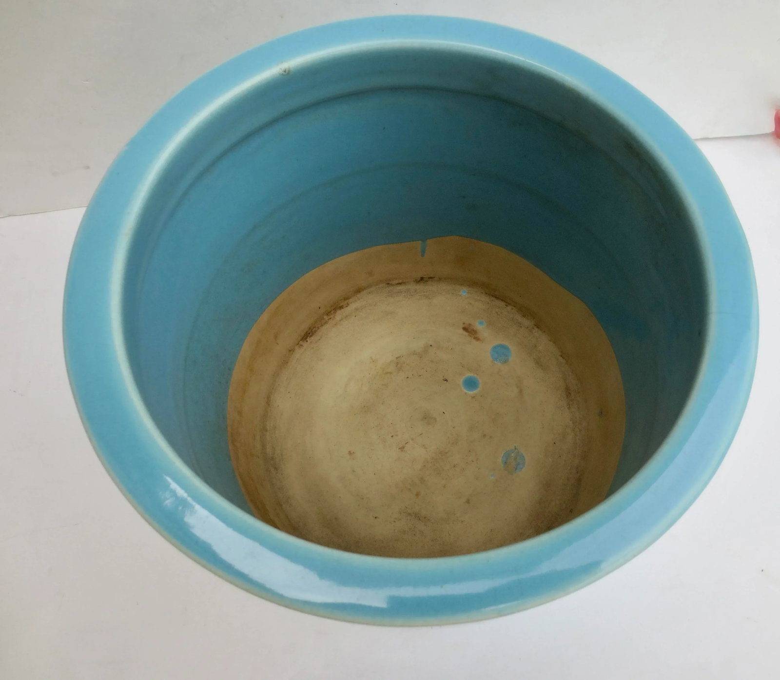 Turquoise 1980s Japanese Ceramic Hibachi - 8