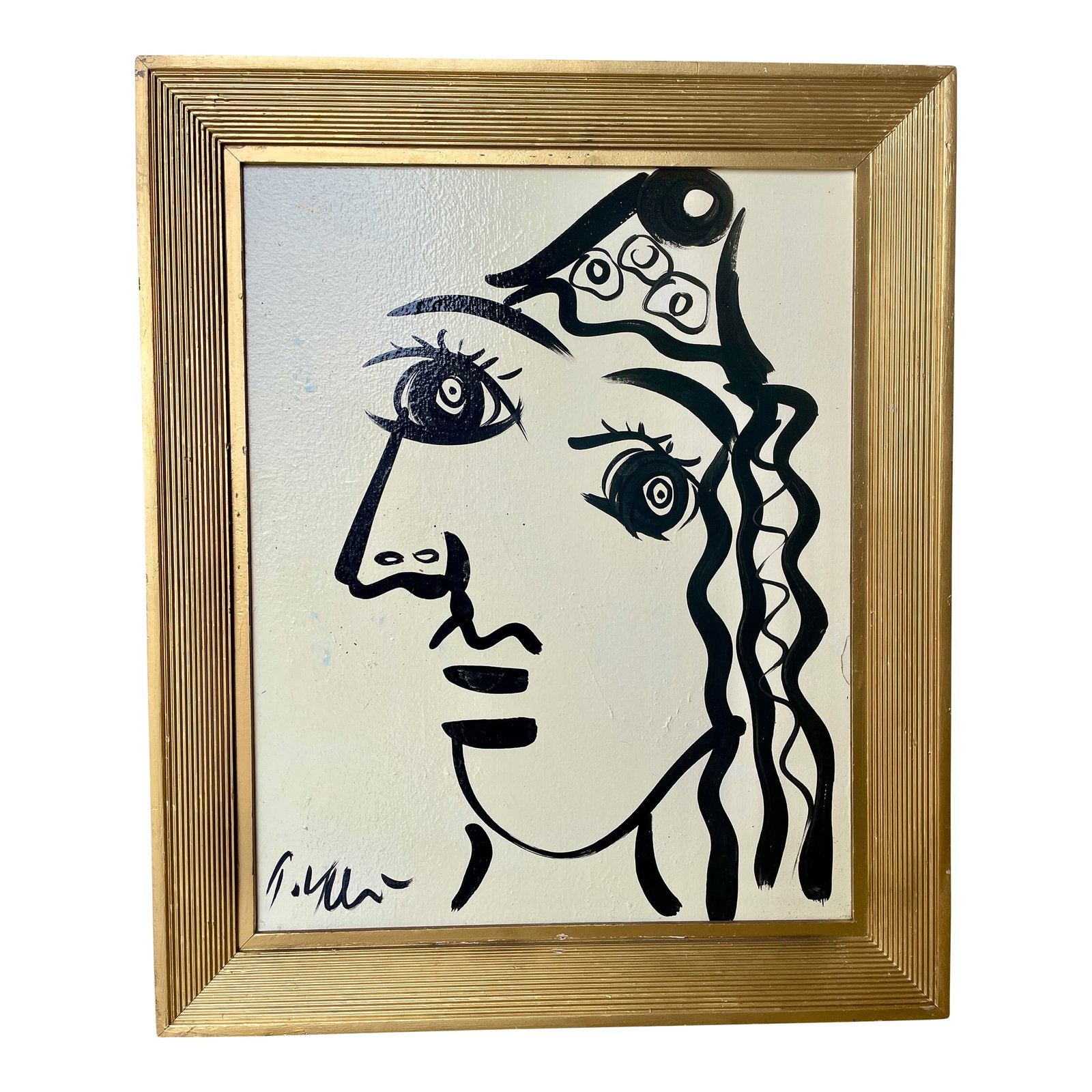 1950s Peter Keil Framed Oil Painting (1 of 8)
