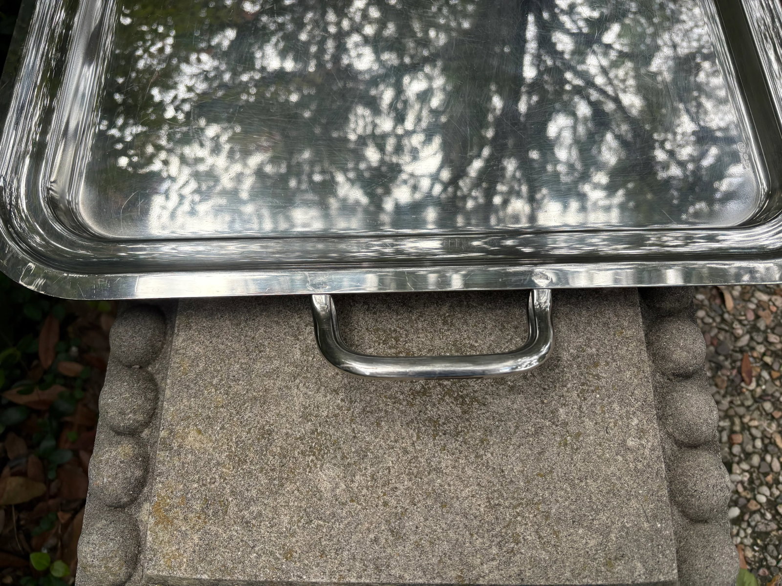 Pair of Italian Silver Plate Trays by Sambonet - 6