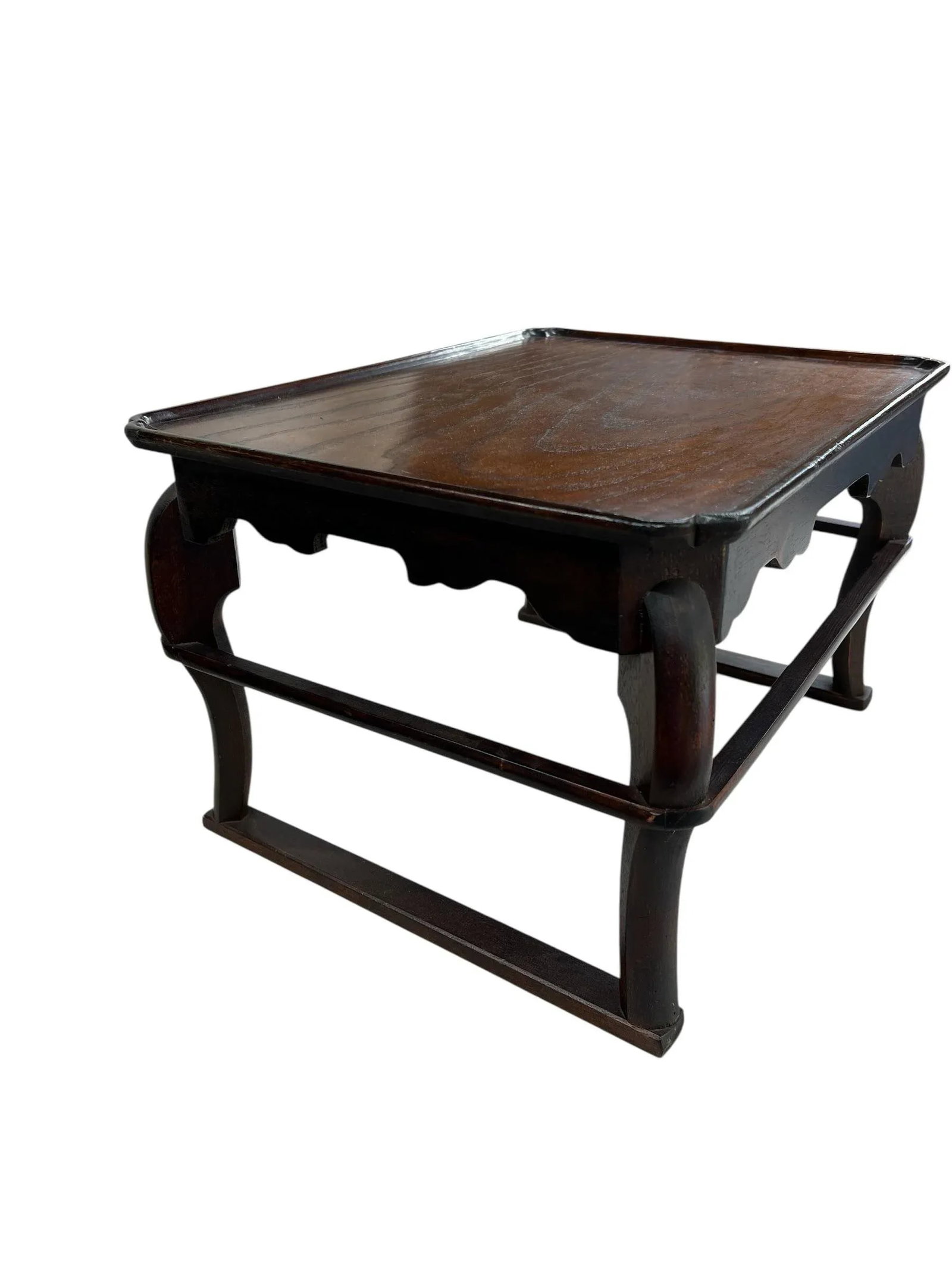 Vintage Mahogany Serving Tray, Plant, Display Riser, French Country, Farmhouse, English, Traditional - 3