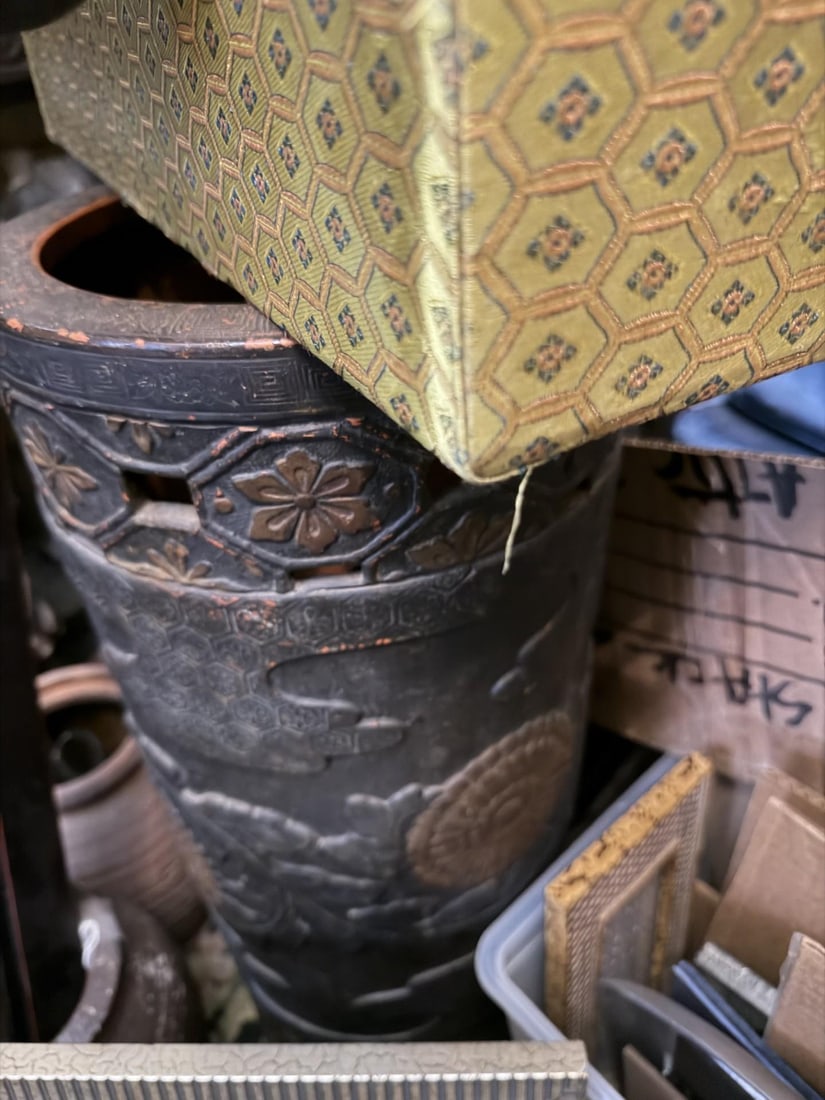 Tokoname Shudei Redware Umbrella Stand or Plantstand - 18