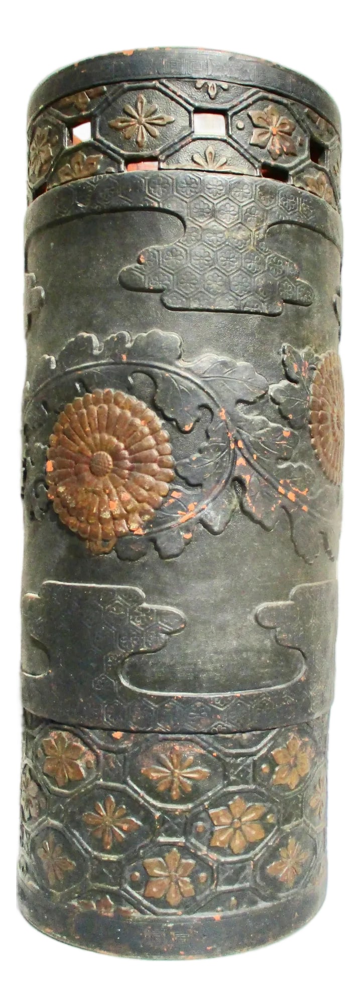 Tokoname Shudei Redware Umbrella Stand or Plantstand (1 of 18)