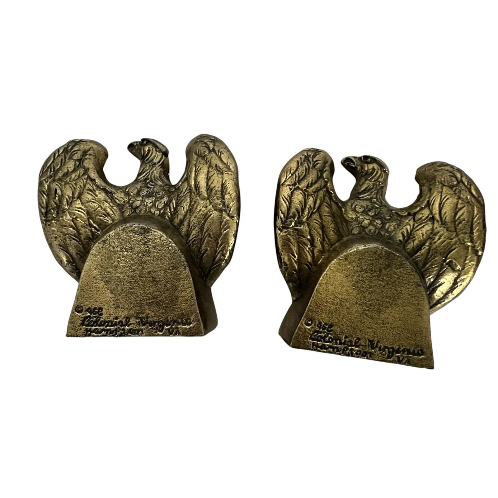 Vintage 1776 Eagle Bookends - A Pair - 2