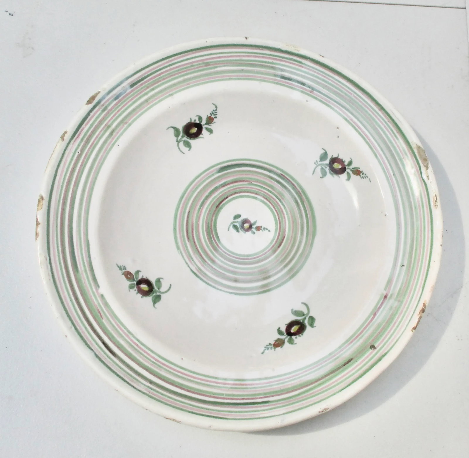North of France Mid-Nineteenth Antique Faience Ceramic Porcelain - 2