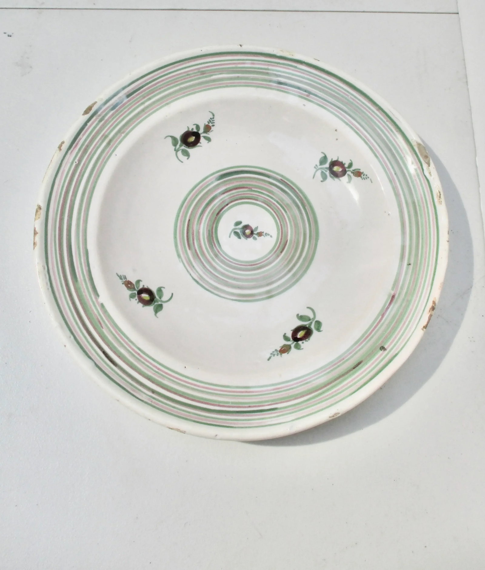 North of France Mid-Nineteenth Antique Faience Ceramic Porcelain - 4