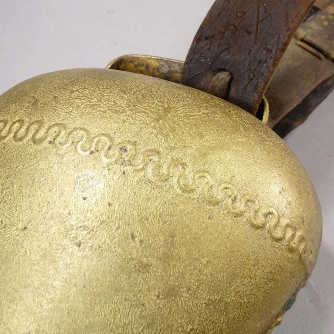 Antique Handforged Cattle Bell Made in Switzerland Ca. 1900s - 5