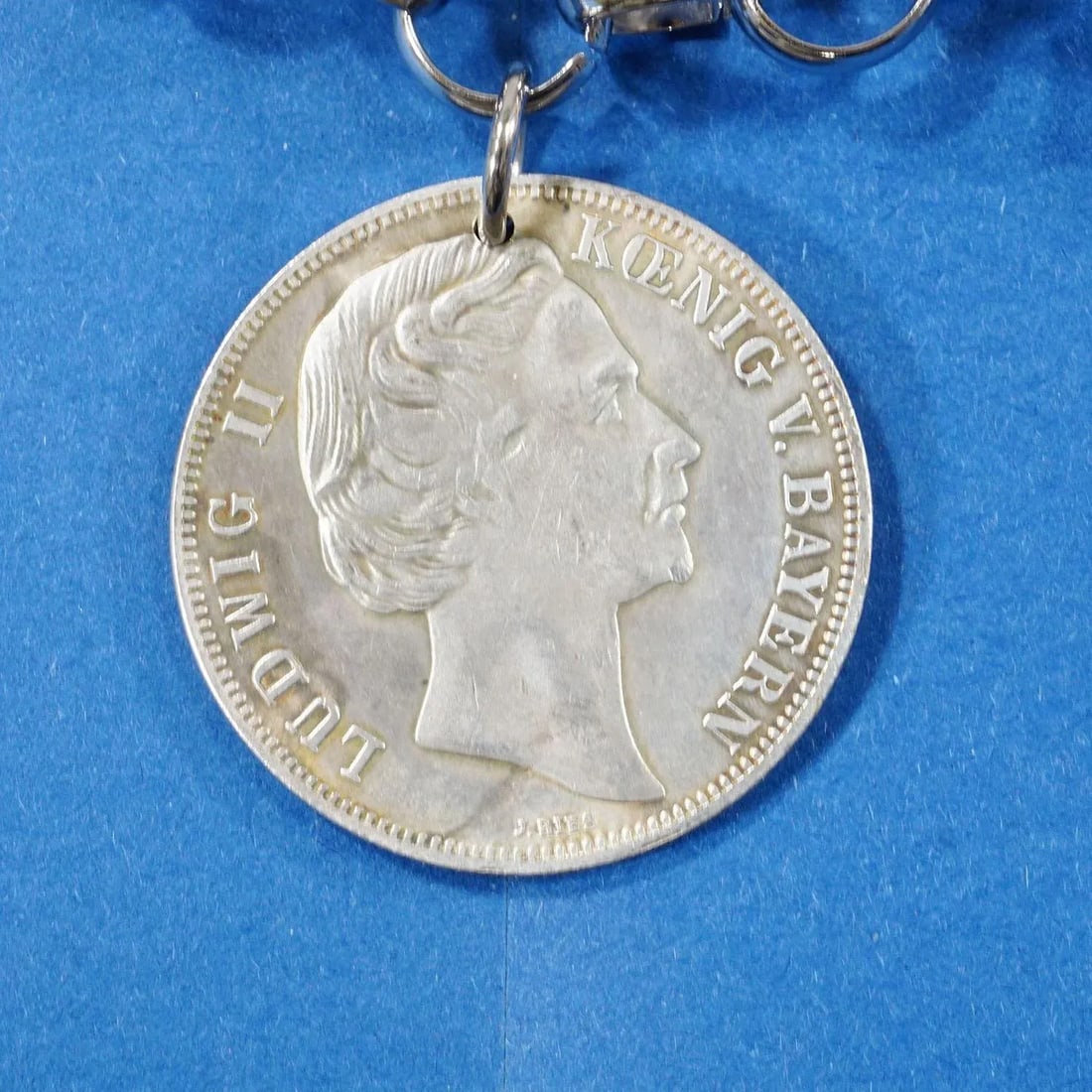 Vintage Bavarian Traditional Costume Jewelry Charivari With Hunting Pendants - 10