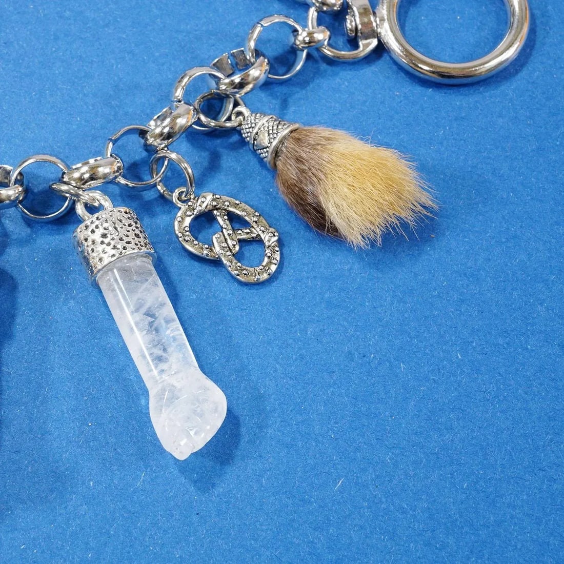 Vintage Bavarian Traditional Costume Jewelry Charivari With Hunting Pendants - 7