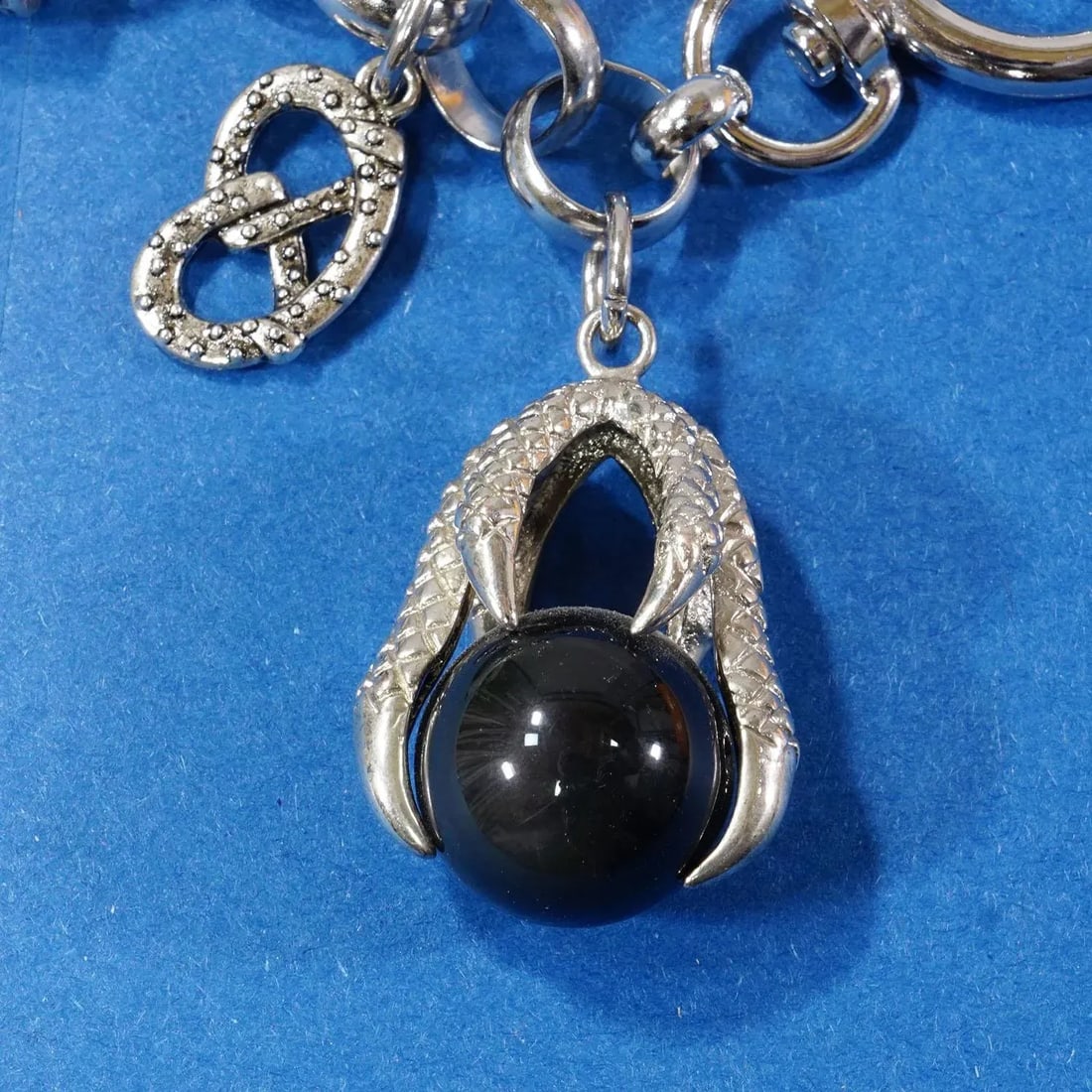 Vintage Bavarian Traditional Costume Jewelry Charivari With Hunting Pendants - 8