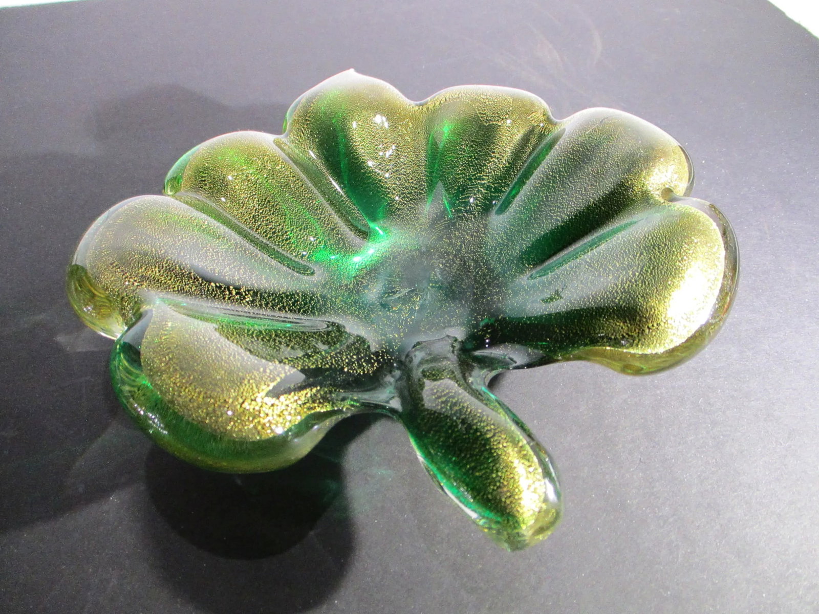 Seguso Vintage Mid-Century Murano Leaf Tray - 6