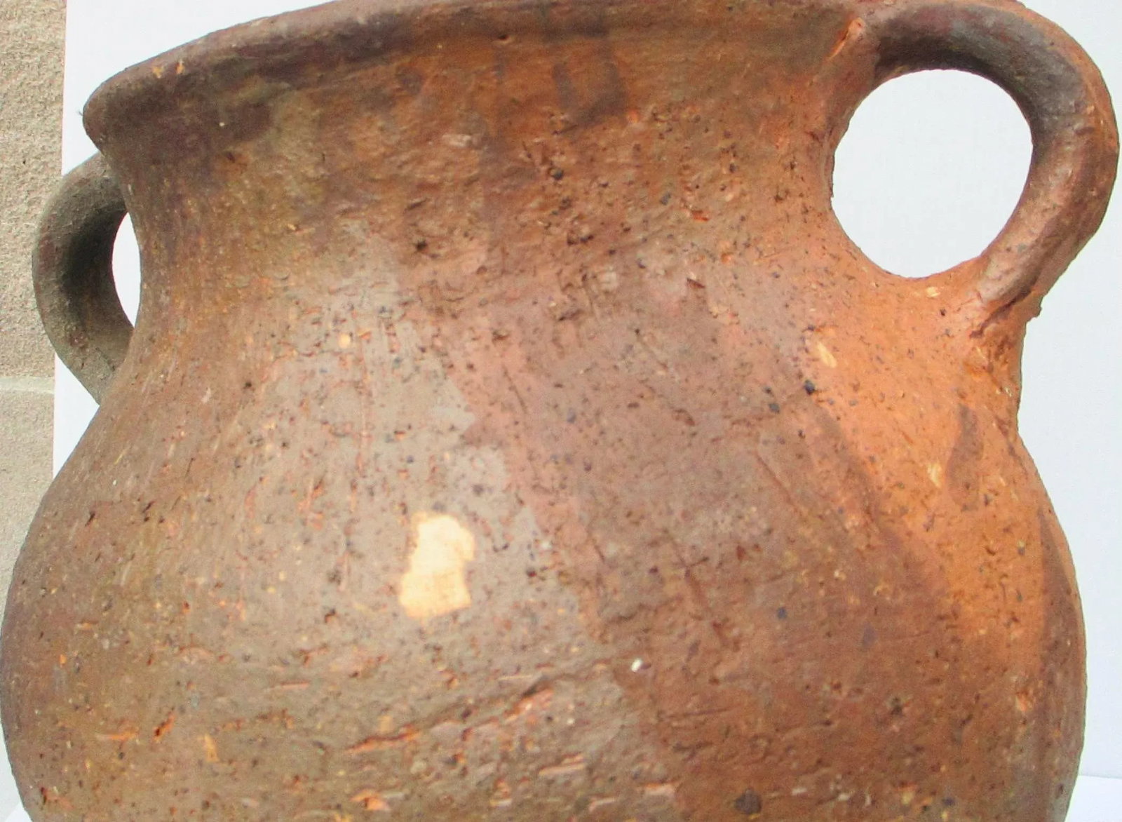 Stone Ware Native Storage Jar. - 10