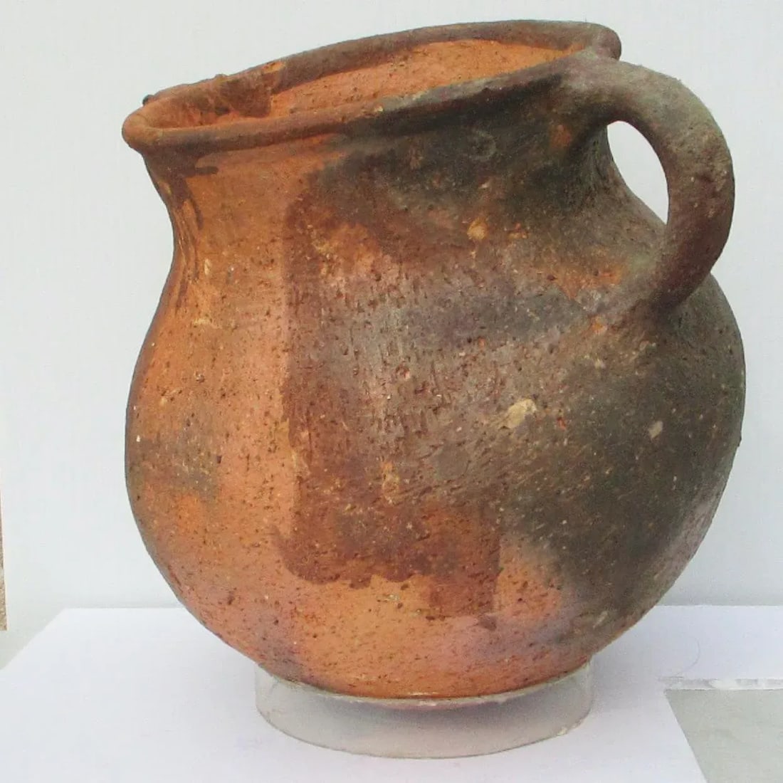 Stone Ware Native Storage Jar. - 2