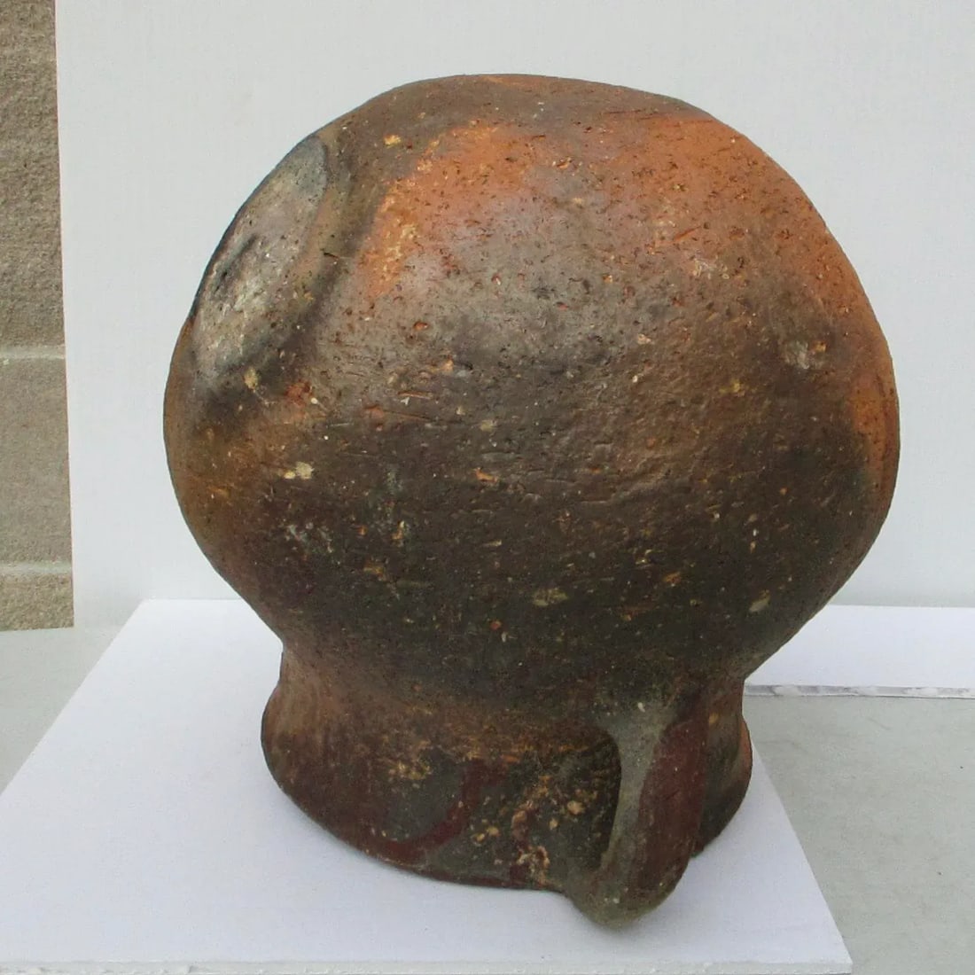 Stone Ware Native Storage Jar. - 6