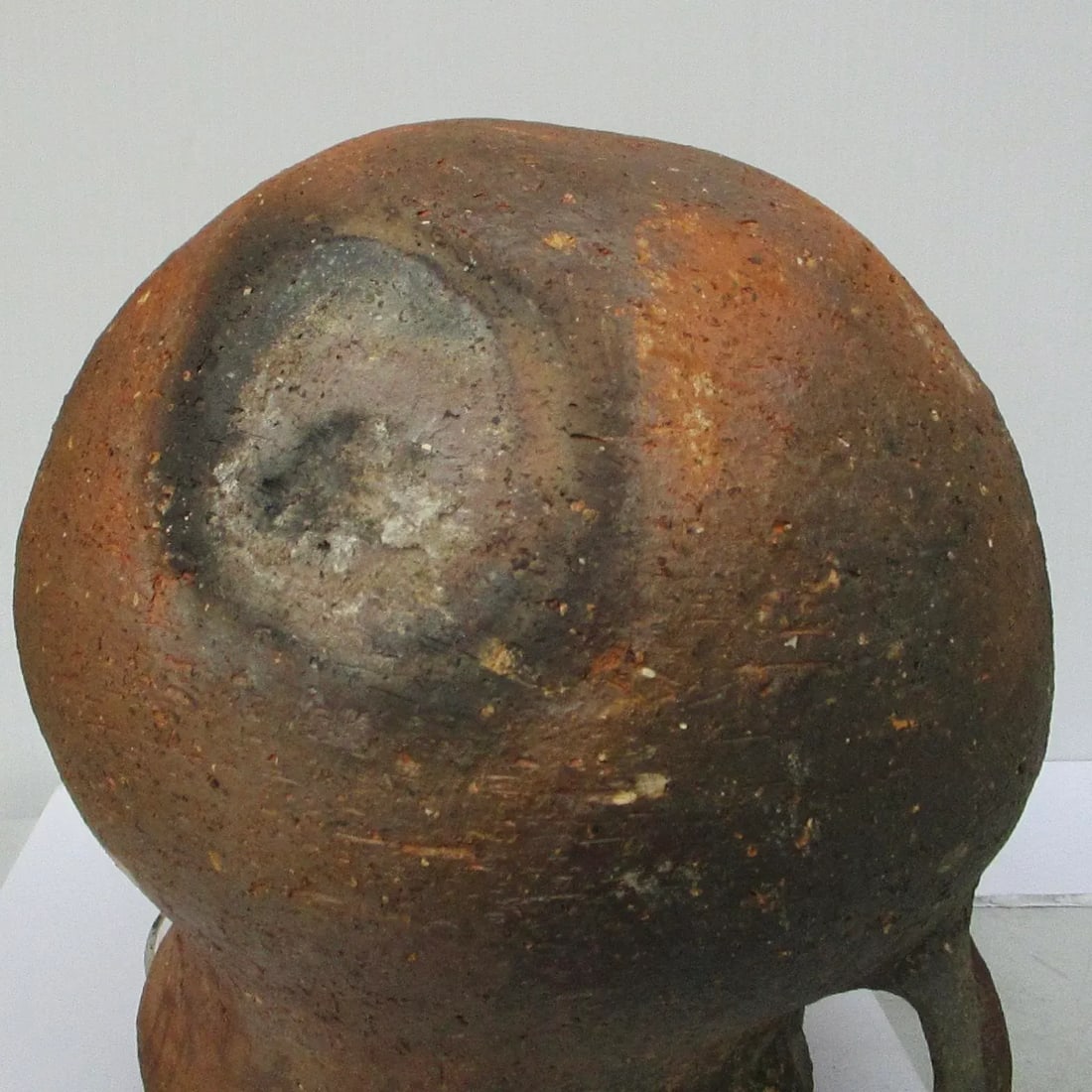 Stone Ware Native Storage Jar. - 7