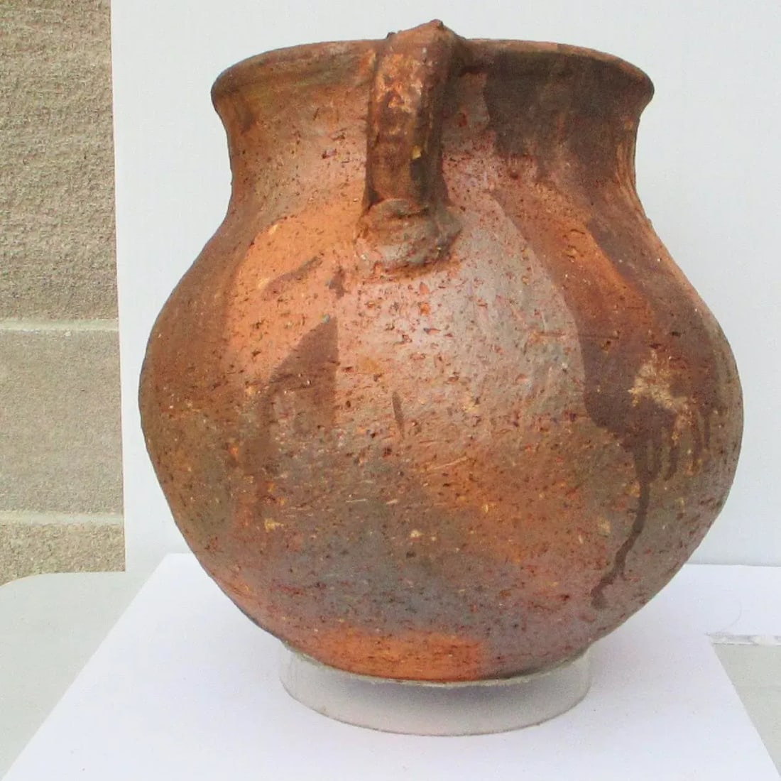Stone Ware Native Storage Jar. - 8