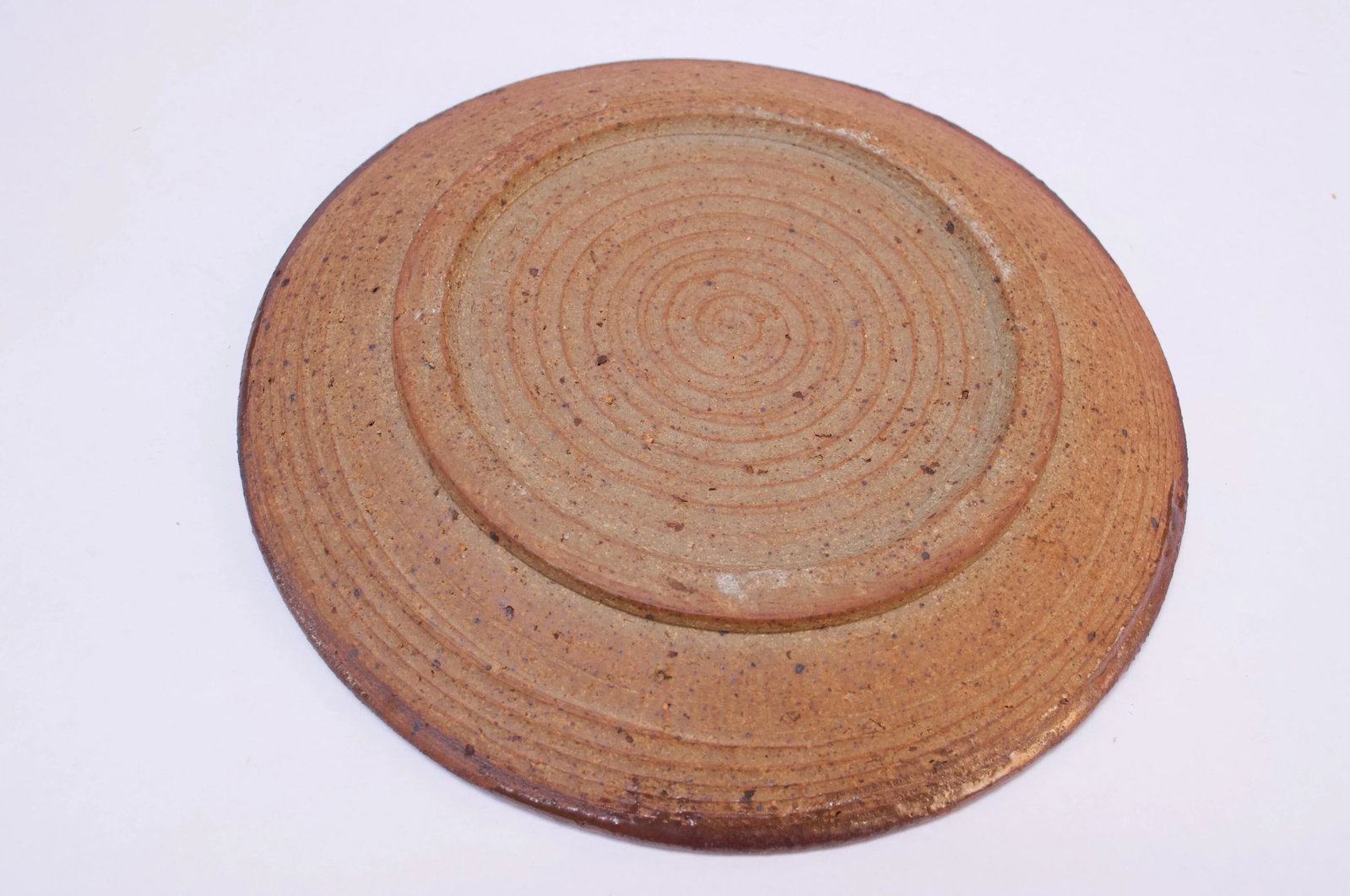 1970 Stoneware Decorative Plate Signed - 5