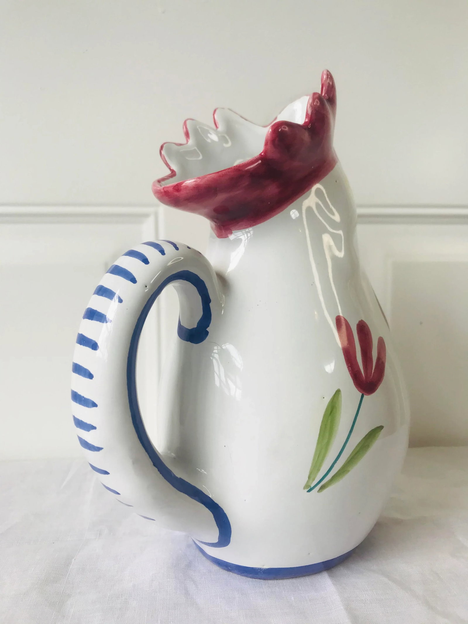 Late 20th Century Italian Chantonnay for Shafford Rooster Pitcher - 3