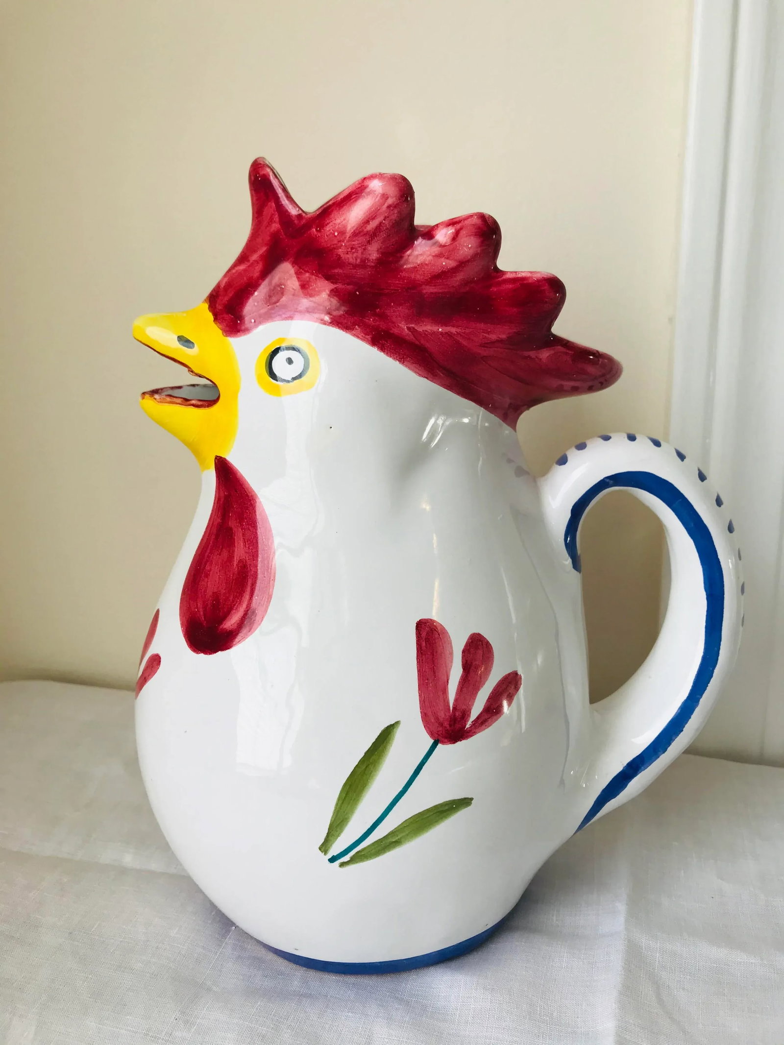 Late 20th Century Italian Chantonnay for Shafford Rooster Pitcher - 6
