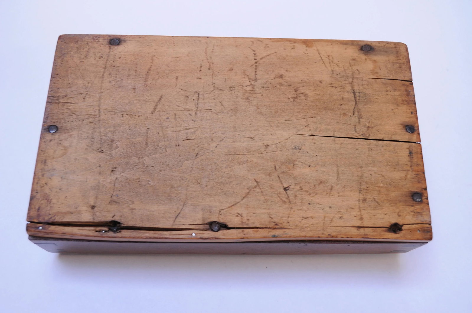 Late 19th Century Rosewood Jewelry Box / Keepsake Box With Flower Motif - 5