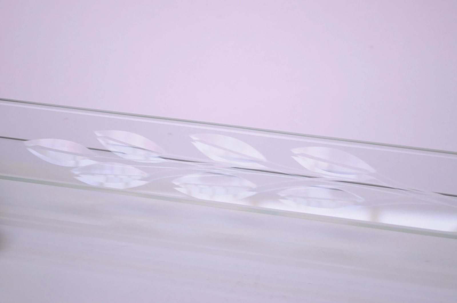 Mid-20th Century Etched and Beveled Glass Vanity Tray - 5
