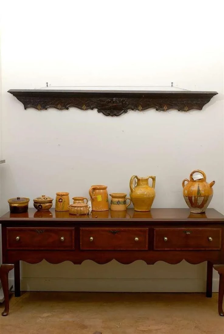 19th Century French Wooden Coat Rack - 3