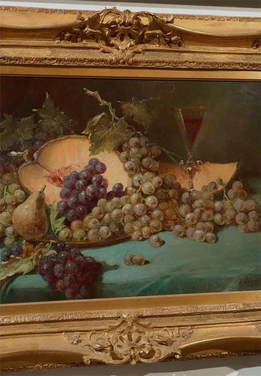 1870s French Napoleon III Period Still Life Painting, Framed - 4