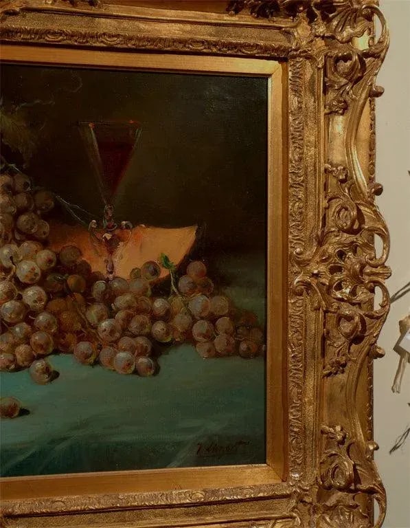 1870s French Napoleon III Period Still Life Painting, Framed - 5