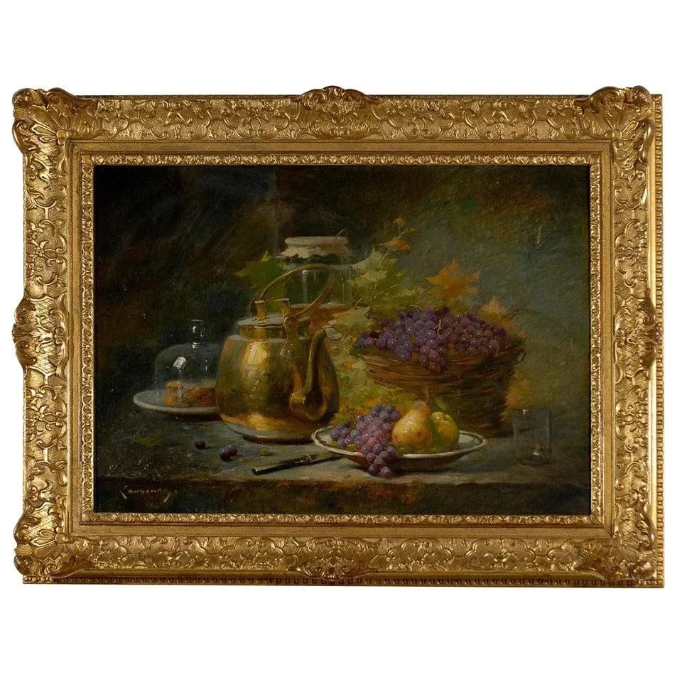1860s French Still-Life Painting by Agénorie Monique Laurenceau, Framed - 10