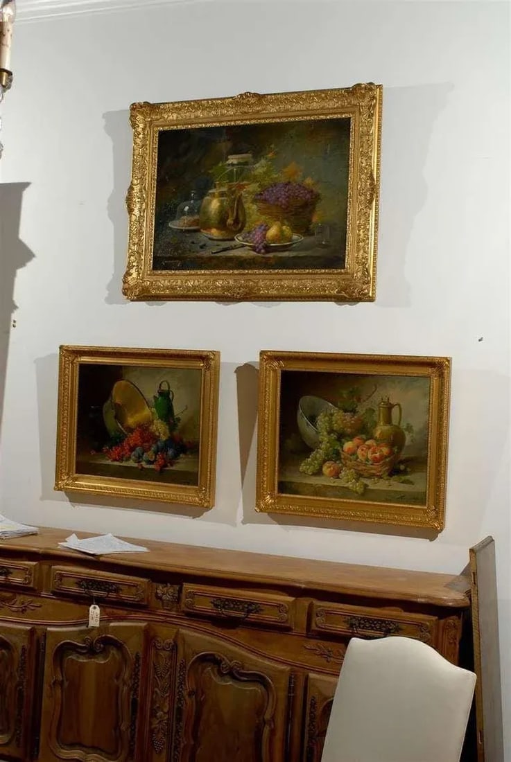 1860s French Still-Life Painting by Agénorie Monique Laurenceau, Framed - 3