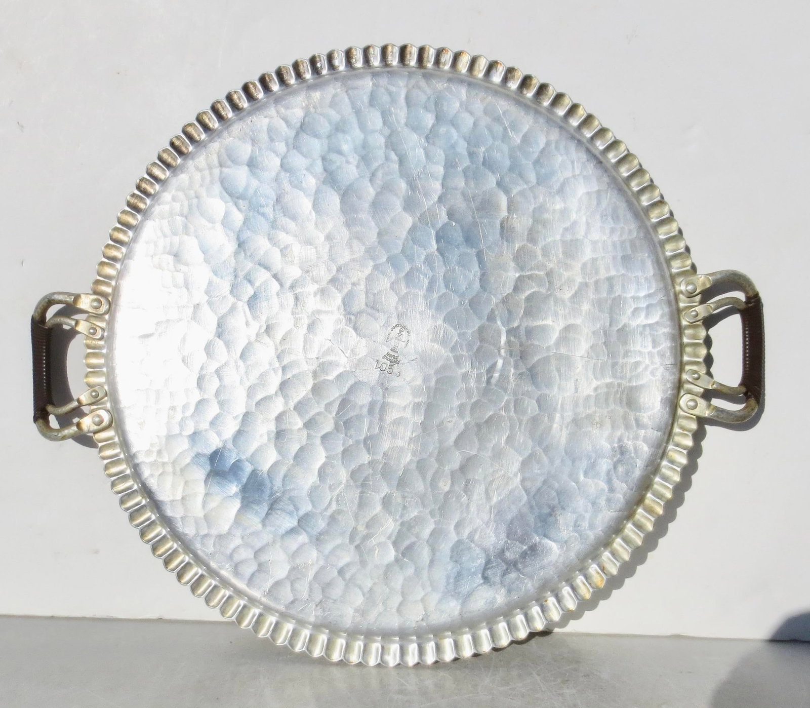Hand Made Alimunim Tray Circa 40s by Continental - 7