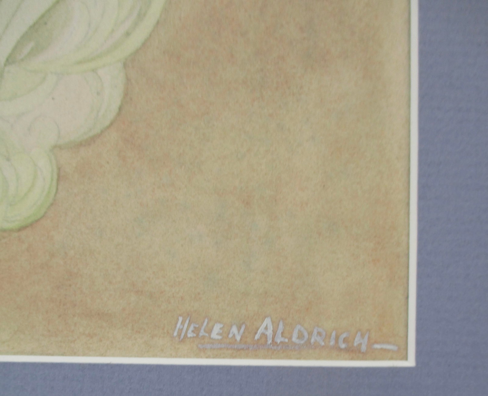Drawing and Watercolor by Helen Alrich Swenson Circa 1940-50s - 3